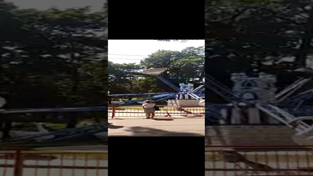 Аттракционы в Центральном парке Тулы