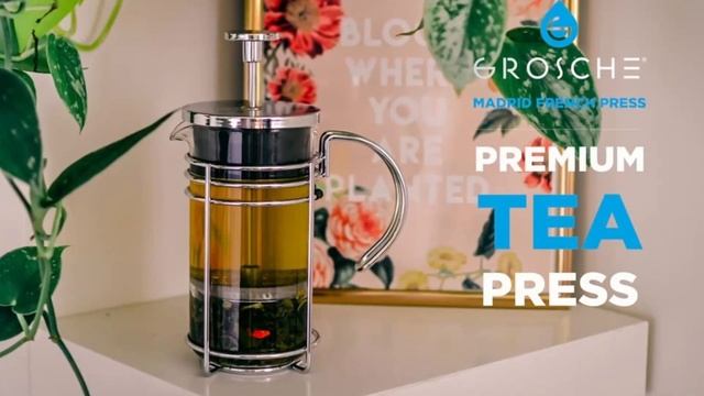 GROSCHE Madrid French Press Coffee Maker смотреть онлайн