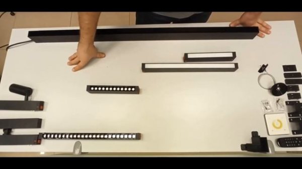 Установка светильников Denkirs серия Smart на трек и обзор моделей