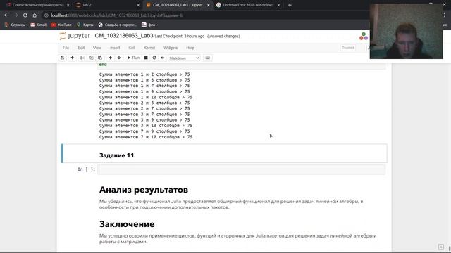 [Компьютерный практикум по моделированию] Лабораторная работа №3. Выполнение (Часть 2) смотреть онлайн