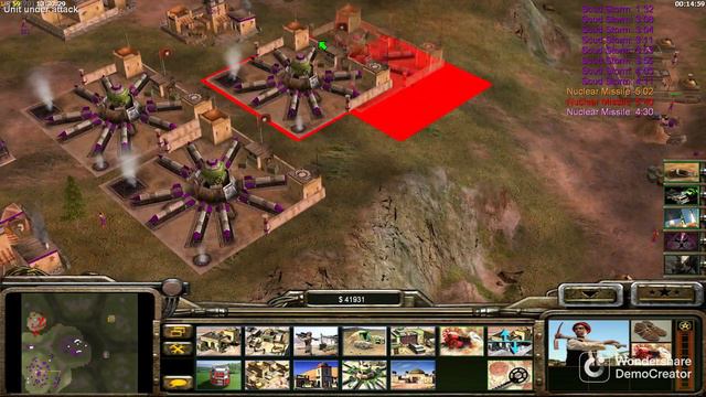 C&C Generals Zero Hour GLA DEMO VS 6 HARD ARMY ALL AGAINST OTHER DEFCON MAP FULL HD 1080 RESOLUTIO смотреть онлайн