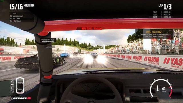 Wreckfest - G29 Wheel settings No FFB deadzone 1:1 Steering rotation смотреть онлайн