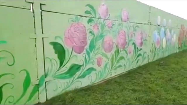 Амфитеатр в сёлах. Сделайте себе жизненное пространство. Яркие цвета, благоустройство населения. смотреть онлайн
