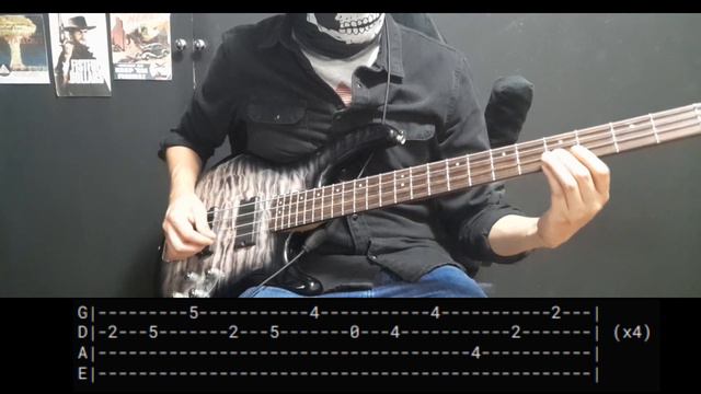 Chelsea Wolfe - Iron Moon (Bass Cover with Tabs) смотреть онлайн