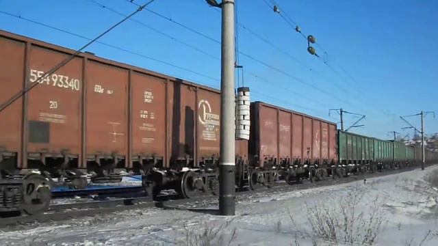 ВЛ80С-401 следует в четном направлении (Поздино-Полой) смотреть онлайн