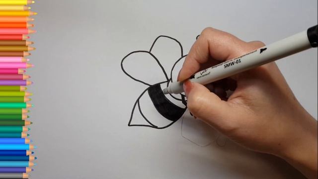 Как нарисовать милую Пчелку смотреть онлайн