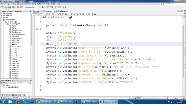string function in java #19 смотреть онлайн