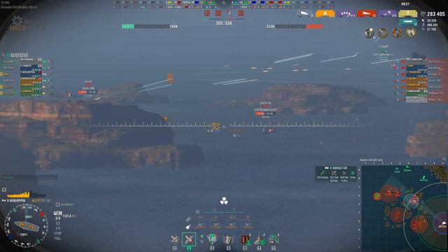 DAMAGE RECORD! Schlieffen 8 Kills & 454k Damage | World of Warships Gameplay смотреть онлайн