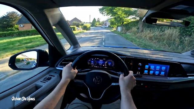 VW T7 Multivan 2022 1.4 EHybrid 218 Hp POV TEST DRIVE