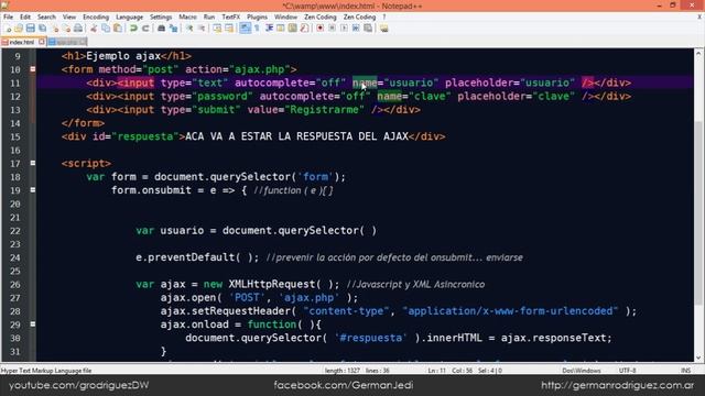objeto FormData y XMLHttpRequest ? AJAX FÁCIL y SIN FRAMEWORKS [ 03 de 05 ] ▪️ Vainilla Javascript смотреть онлайн