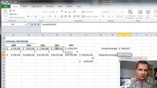 Excel Video 349 Using Constants in an Array Formula смотреть онлайн