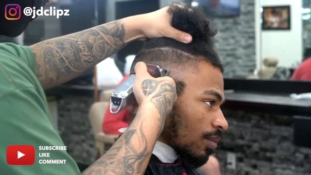 CRAZY TRANSFORMATIONS!/CRISPY DROP FADES/BARBER TUTORIAL смотреть онлайн