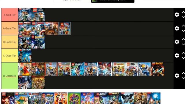 Lego Games Tier List смотреть онлайн