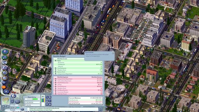 SimCity 4 Simulation (0-500,000+ Population)