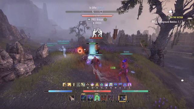 ESO PVP 1v1 2H Sword & Shield Necro vs Stamina Dragonknight смотреть онлайн