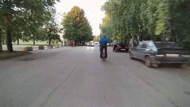 На моноколесе покатушка 31 электросамокат Electric Unicycle 11.08.20(2)