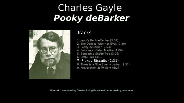Charles Gayle - 7. Flakey Biscuits - Pooky DeBarker
