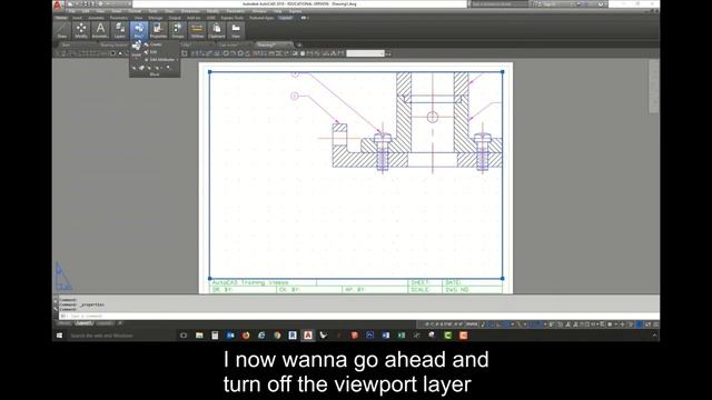 The Shaft Support Subassembly Part 3 | AutoCAD Beginners Tutorial смотреть онлайн