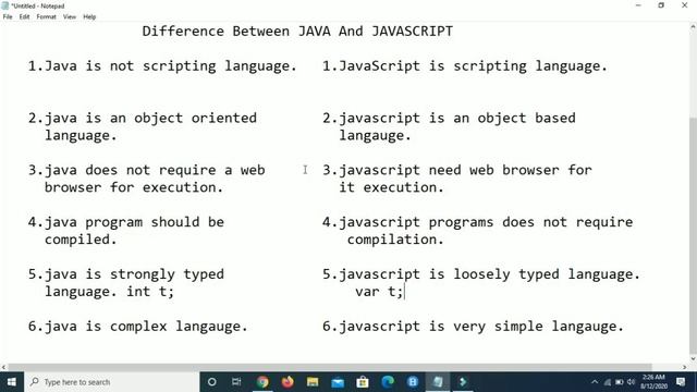 #Difference Java VS JavaScript|Difference between Java And JavaScript|Java and JavaScript are same? смотреть онлайн