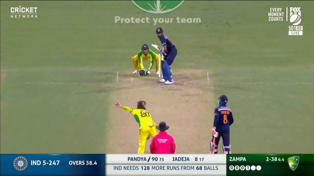 Zampa holds his nerve to grab four key wickets | Dettol ODI Series 2020 смотреть онлайн