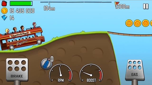 Hill Climb Racing - Геймплей Прохождение Часть 11 смотреть онлайн