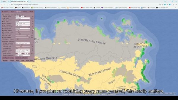 Azgaar's Fantasy Map Generator Tutorial Part 1: Basics and Creating your own map