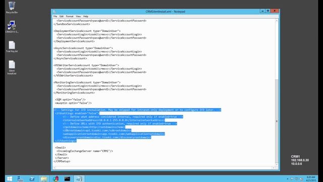 Dynamics CRM 2015 Unattended Installation Using CMD and XML file смотреть онлайн