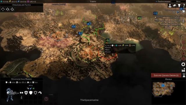 Warhammer 40000 Gladius Relics of War Space marine Gameplay - No Commentary смотреть онлайн