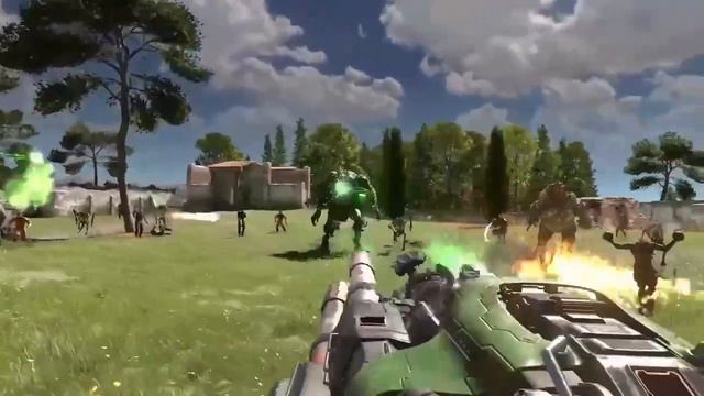 Новые кадры геймплея Serious Sam 4 смотреть онлайн
