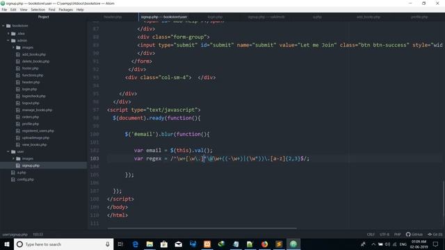 Online Book Store in PHP | signup page | part -11 | (Hindi) смотреть онлайн
