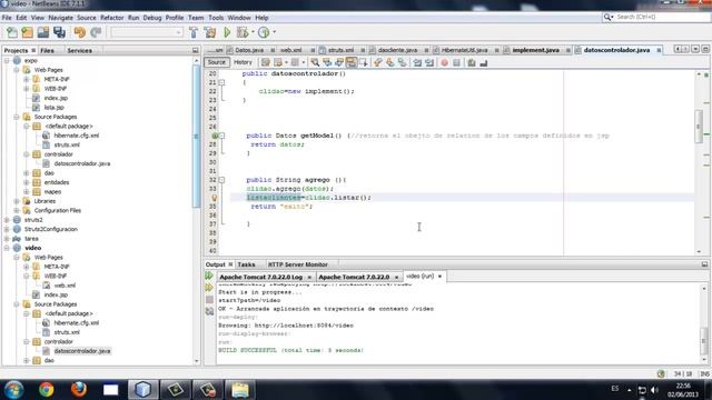 Struts 2 Hibernate MYSQL смотреть онлайн