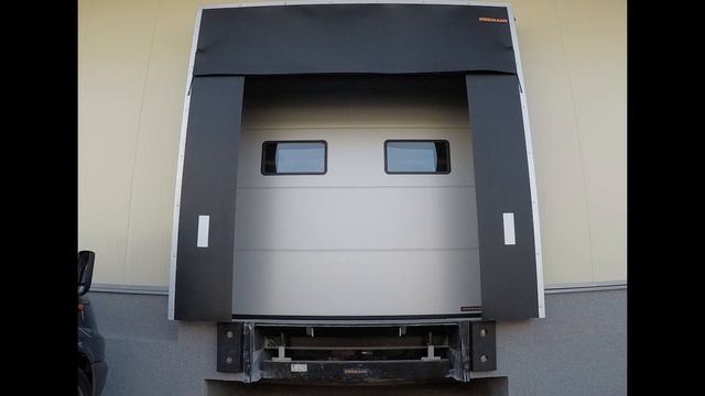 Hoermann Industrial Sectional Door SPU F42 WA 300, Hydraulic Dock Levellers HTL, Dock Shelters DSL