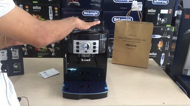 Hướng dẫn sử dụng máy pha cà phê Delonghi Ecam 22.110 B - Made in Rumani смотреть онлайн