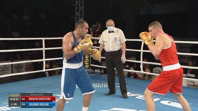 Finals (80kg) NIKOLOV KRISTIYAN (BUL) vs ASLONOV ODILJON (UZB) | Strandja 2022 смотреть онлайн