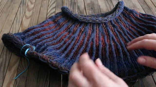 Разделение круглой кокетки. Часть 9. Платье Полосатые Полоски смотреть онлайн