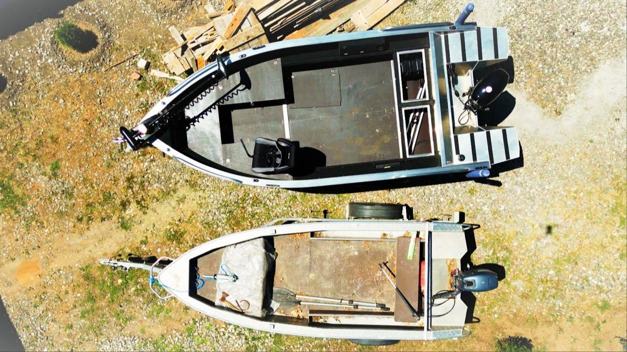 Моя САМАЯ БОЛЬШАЯ ЛОДКА НА РУМПЕЛЕ. Girgis 440 + Marine Rocket 30 л/с. Рыбалка на спиннинг судака смотреть онлайн