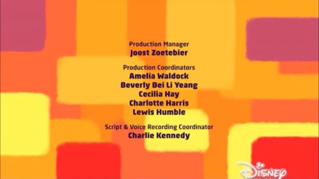 Титры Улица Далматинцев 101 на канале Disney