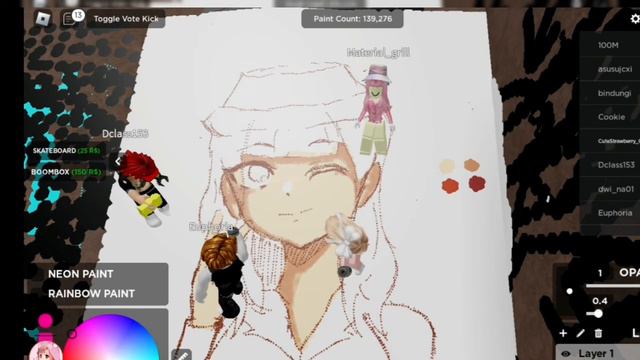 I found a girl's drawing soo good!(Spray paint-Roblox) смотреть онлайн