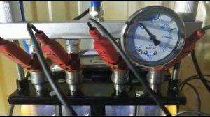 Промывка топливных форсунок на стенде