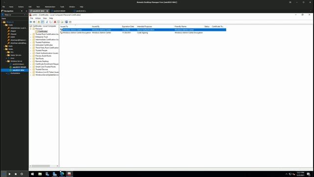 Updating and distributing your Windows Admin Center Certificate смотреть онлайн