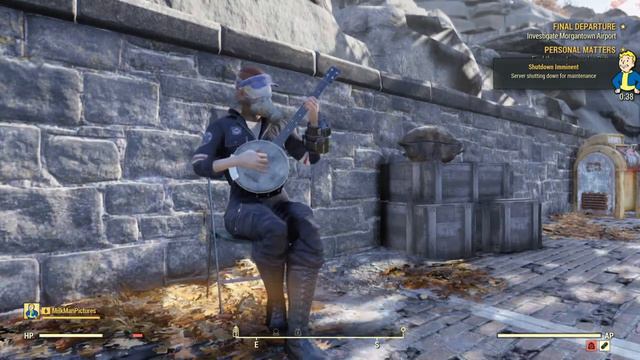 Fallout 76 Banjo playing out server shutdown смотреть онлайн