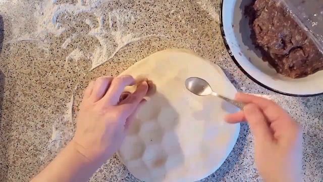 Пельмени Быстрый способ лепки  Используем пельменницу
