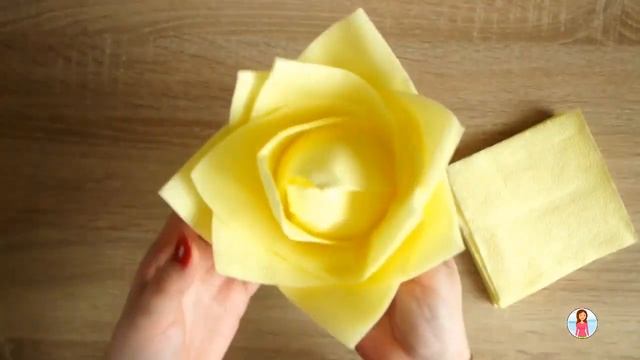 Салфетки в виде цветка ☆ Украшаем праздничный стол смотреть онлайн