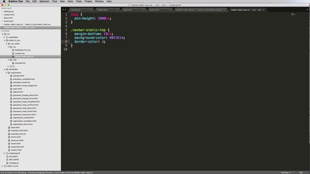 Try Django 1.8 Tutorial - 31 of 42 - Styling MVP Landing Part 3 - Learn Django смотреть онлайн