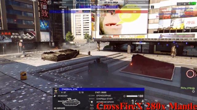 Mantle vs DirectX 280x vs CrossFireX 280x in Battlefield4 (1080P60) смотреть онлайн