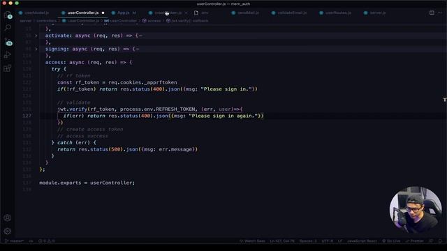 Full Stack MERN Authentication # 19 - Access Token смотреть онлайн