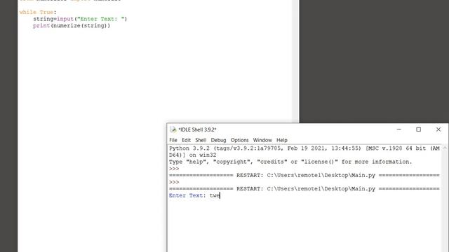 Python Numerizer - Convert text to number смотреть онлайн