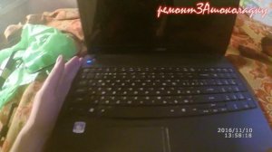 Диагностика отвала видеочипа или моста на ноутбуке, черный экран (Acer 5552)