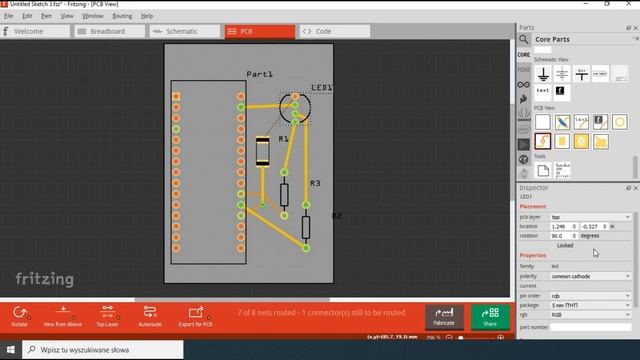 How to design PCB for your Arduino Project with Fritzing application Part1 - Design and order смотреть онлайн