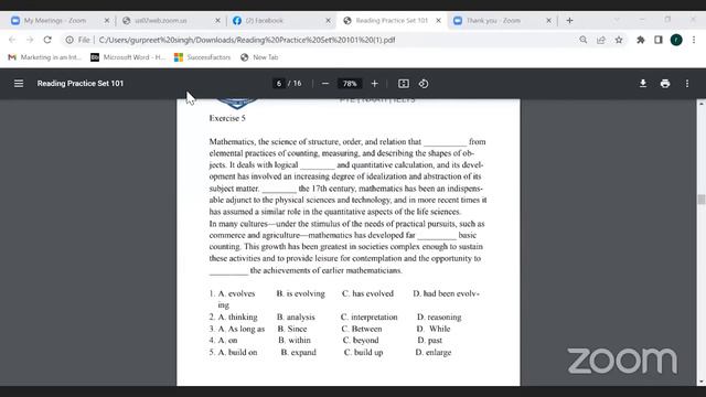PTE Reading Practice Class | Fill in the Blanks & Reorder Paragraphs | Grammar Rules and Tricks смотреть онлайн